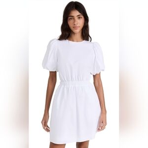English Factory Women's Cut-Out Poplin Mini Dress
